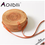Bolsa de Palha Rattan Artesanal