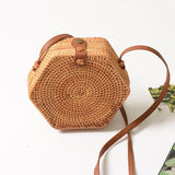 Bolsa de Palha Rattan Artesanal