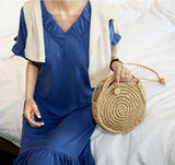 Bolsa de Palha Rattan Artesanal