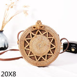 Bolsa de Palha Rattan Artesanal