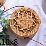 Bolsa de Palha Rattan Artesanal