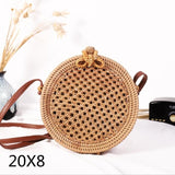 Bolsa de Palha Rattan Artesanal