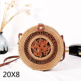 Bolsa de Palha Rattan Artesanal