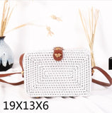 Bolsa de Palha Rattan Artesanal