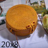 Bolsa de Palha Rattan Artesanal